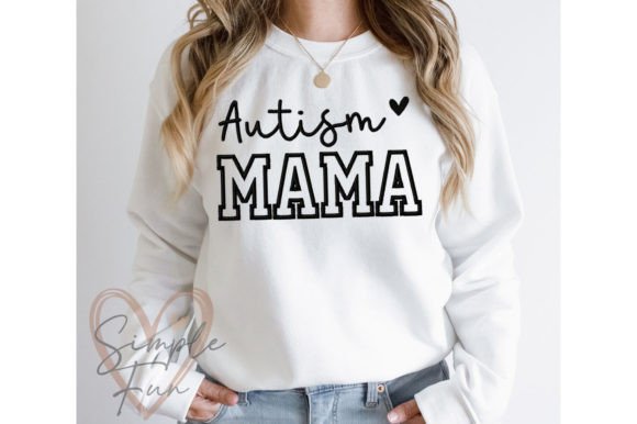 Autism Mama Embroidery Design