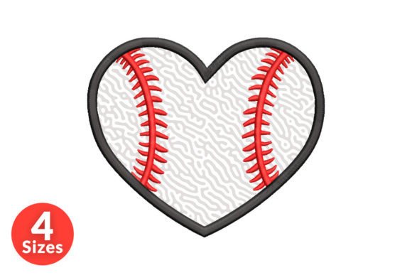 Baseball Heart Applique Review
