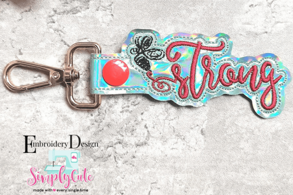Bee Strong ITH Keychain Review