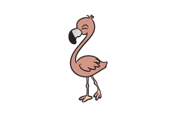 Cute Flamingo Embroidery Review