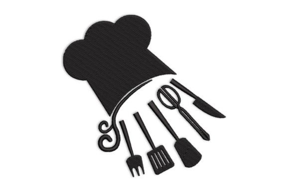 Kitchen Tools Embroidery Design