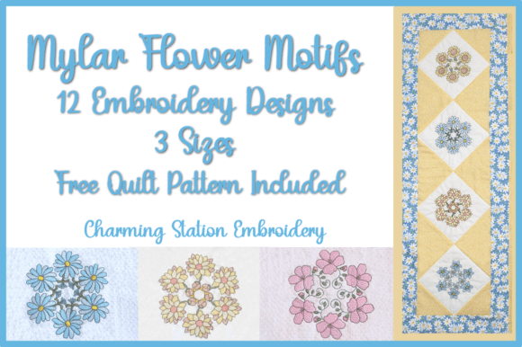 Mylar Flower Motifs